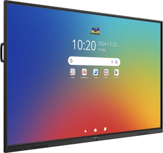 ViewSonic IFP8635-1-1C 86 İnç 4K EDLA Android 16 İnteraktif Monitör - 8GB RAM, 128GB, 64 Nokta Dokunmatik, USB-C 65W