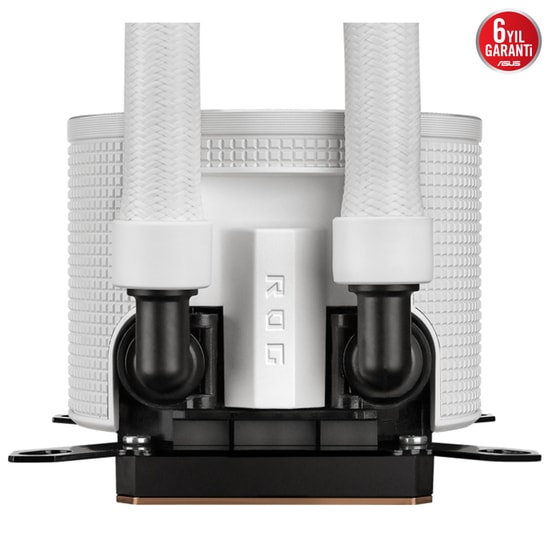 Asus ROG RYUO III 240 ARGB Beyaz Sıvı İşlemci Soğutucu - Anime Matrix LED Ekran, 2x120mm Fan, 2200 RPM, 36,45 dBA