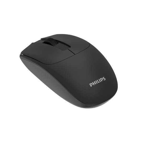 Philips SPK7398B/38 Siyah Kablosuz Optik Mouse - 3 Tuş, 1600 DPI, Sessiz Tıklama, USB Bağlantı, 24 Ay Garanti