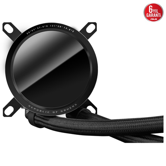 Asus ROG-RYUO-III-240-ARGB Sıvı İşlemci Soğutucu - Anime Matrix LED, 2x120mm ARGB Fan, Aura Sync, 2200 RPM, 36,45 dBA