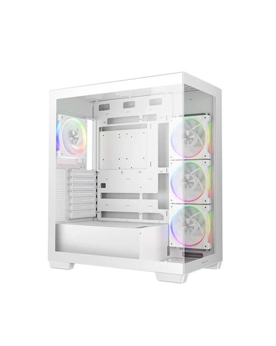 Deep Cool Beyaz ATX Mid-Tower Kasa (CG580-4F-WH-V2) - RGB Aydınlatma, 2x 3.5 İnç HDD Yuvası, USB 3.0 Bağlantısı