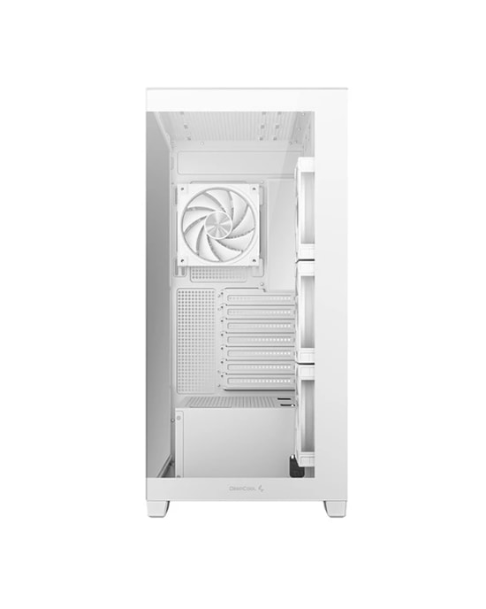 Deep Cool Beyaz ATX Mid-Tower Kasa (CG580-4F-WH-V2) - RGB Aydınlatma, 2x 3.5 İnç HDD Yuvası, USB 3.0 Bağlantısı
