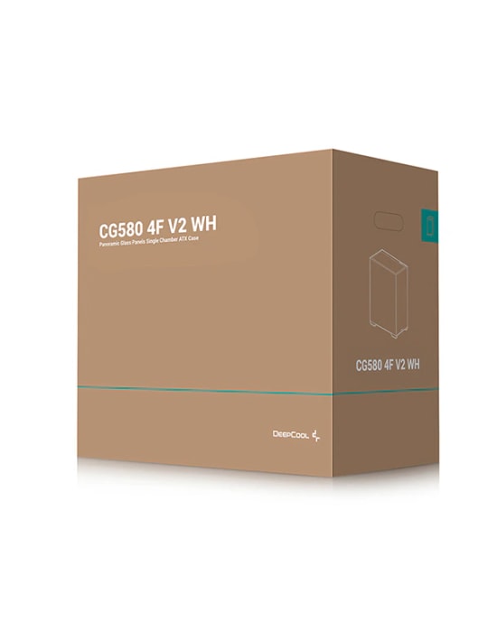 Deep Cool Beyaz ATX Mid-Tower Kasa (CG580-4F-WH-V2) - RGB Aydınlatma, 2x 3.5 İnç HDD Yuvası, USB 3.0 Bağlantısı