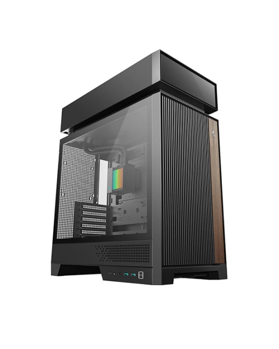 Deep Cool CL6600 Siyah ATX Gaming Kasa - Temperli Cam, 360mm Radyatör, 2x120mm ARGB Fan, USB Type-C, USB 3.0