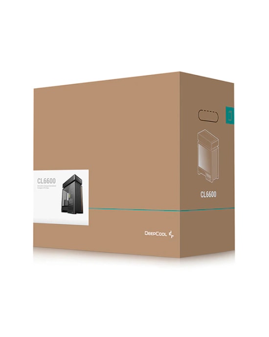 Deep Cool CL6600 Siyah ATX Gaming Kasa - Temperli Cam, 360mm Radyatör, 2x120mm ARGB Fan, USB Type-C, USB 3.0
