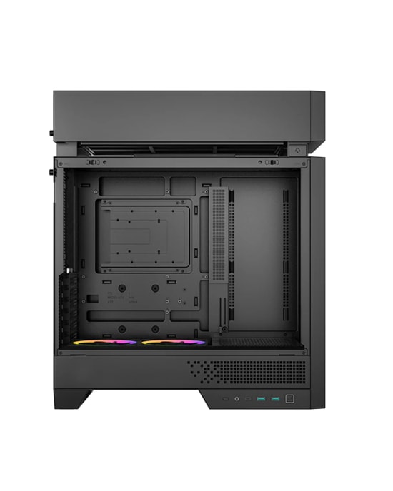 Deep Cool CL660 Siyah ATX Gaming Kasa - Temperli Cam, 360mm Radyatör Desteği, USB 3.0 ve Gen2 Type-C, 2x120mm ARGB Fan