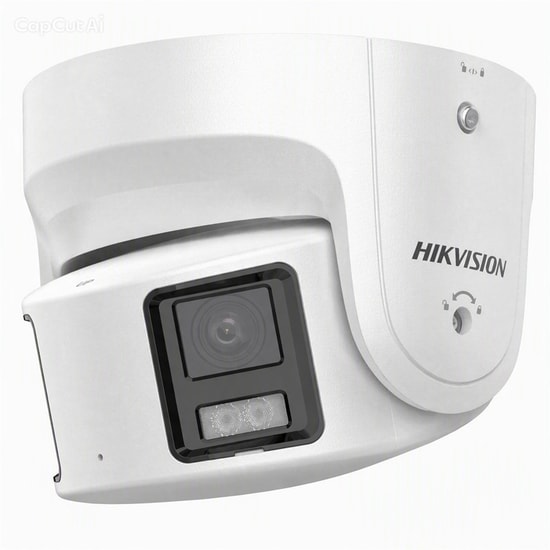 Hikvision DS-2CD2387G2P-LSU/SL 8MP 4mm ColorVu Dome Kamera - 180° Panoramik, 30m Renkli Gece Görüşü, Dahili Ses
