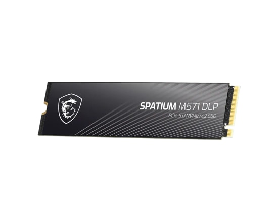 MSI Spatium DLP M.2 SSD (M571-4TB-14600MB) PCIe 5.0 NVMe - Sıralı Okuma 14600MB/s, Sıralı Yazma 10000MB/s