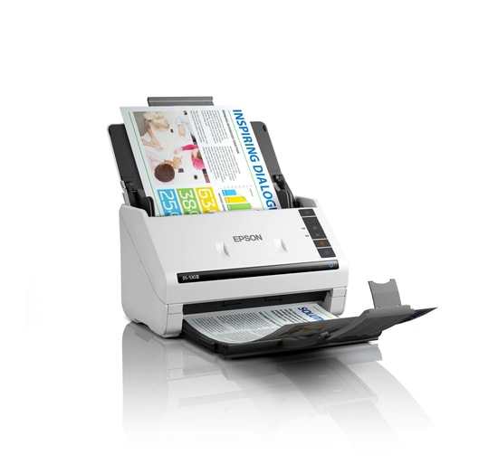 Epson WorkForce DS-530III ADF Tarayıcı (B11B286402) - 40 ppm, 80 ipm, 600 dpi, 60 Sayfa, A4 Belgeler