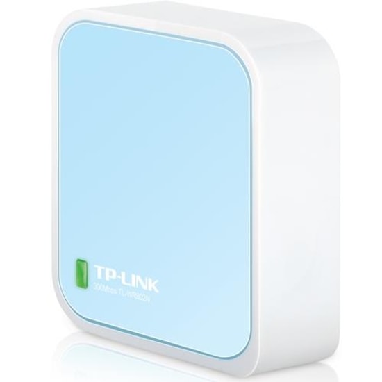 TP-Link TL-WR802N: 300Mbps Taşınabilir WiFi 4 Nano Router - 2.4GHz, 1x100Mps LAN, WAN, USB 2.0, Seyahat Router, Hotspot