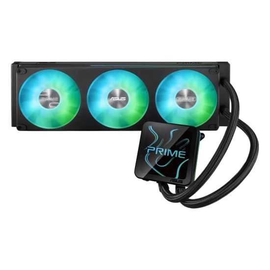 Asus Prime LC II 360 ARGB LCD Sıvı Soğutucu - 360 mm, 3x120mm PWM Fan, 2200 RPM, AM4/AM5/LGA1200/LGA1700 Intel/AMD