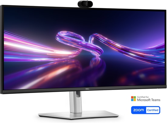 Dell P3426WEV 34 inç USB-C Hub Webcam Monitör - 3440x1440, 100Hz, 5ms, IPS, HDMI, DisplayPort, VESA 100x100