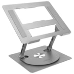 Addison AD-RC30 360 Derece Dönebilen Ayarlanabilir Metal Laptop Standı - Katlanabilir, Yükseklik Ayarlı Tasarım