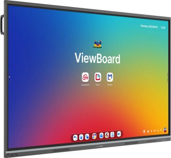 ViewSonic IFP8651-3C 86 İnç 4K İnteraktif Ekran Monitör - 400 Nits, 16/7 Çalışma, 128GB Dahili Depolama