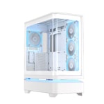 Asus PRIME AP304 TG ARGB Beyaz ATX Bilgisayar Kasası - Temperli Cam, USB 3.2 Gen2, 4x120mm ARGB Fan, 420mm GPU Desteği