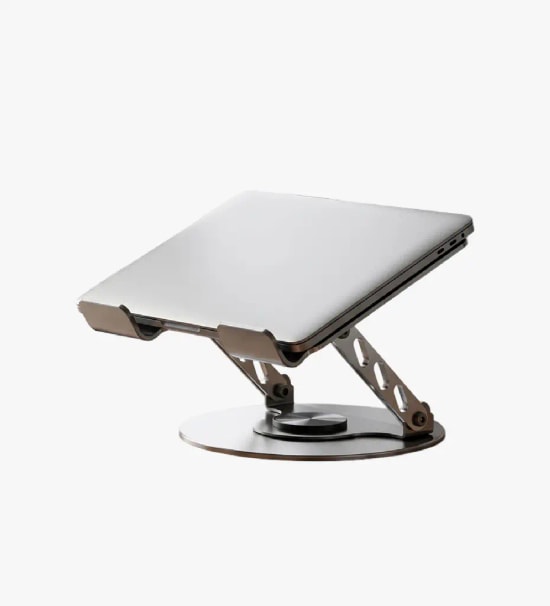Linktech H724 Taşınabilir Çok Açılı Masaüstü Laptop ve Tablet Standı - 17.3" Uyumlu, 360 Dönebilir, Alüminyum Gövde