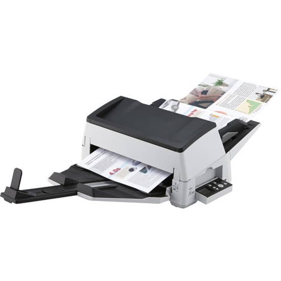 Ricoh FI-7600 Beyaz 100ppm A3 ADF Tarayıcı - Çift Taraflı Tarama, 300 Sayfa ADF, 600 dpi, 200 ipm, USB 3.1, 24bit Renk