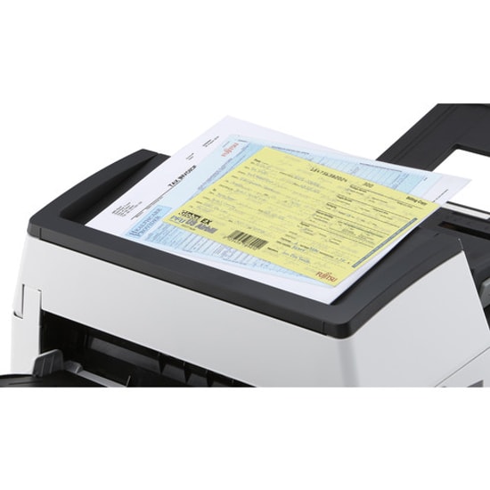 Ricoh FI-7600 Beyaz 100ppm A3 ADF Tarayıcı - Çift Taraflı Tarama, 300 Sayfa ADF, 600 dpi, 200 ipm, USB 3.1, 24bit Renk