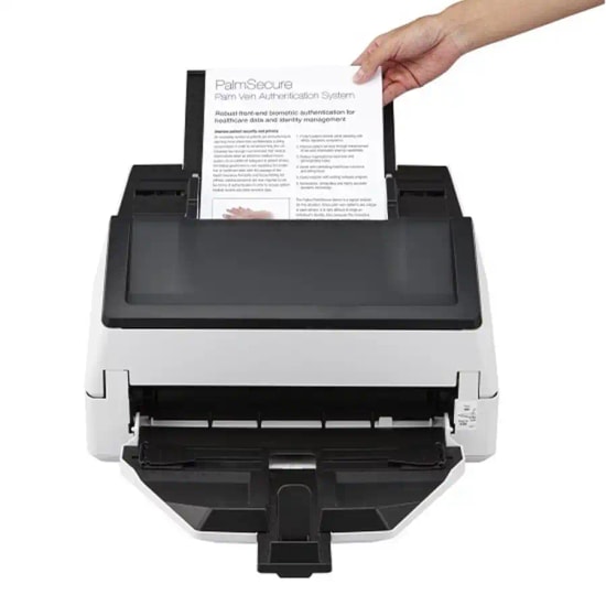 Ricoh FI-7600 Beyaz 100ppm A3 ADF Tarayıcı - Çift Taraflı Tarama, 300 Sayfa ADF, 600 dpi, 200 ipm, USB 3.1, 24bit Renk