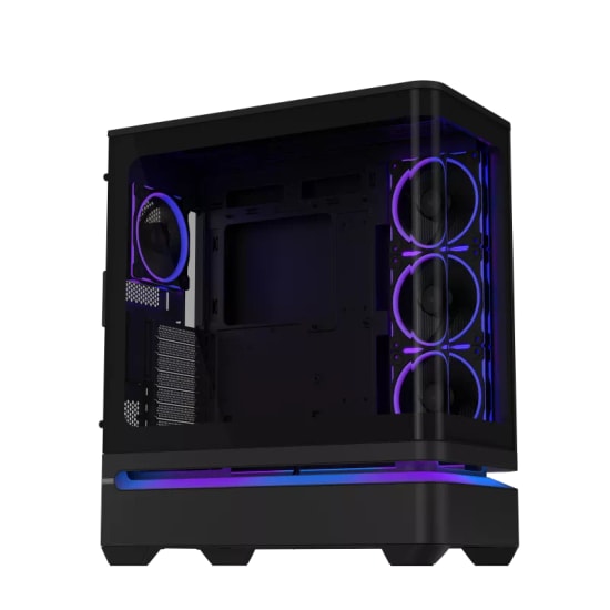 Asus Prime AP304 TG ARGB Siyah ATX Temperli Cam Bilgisayar Kasası - 4x120mm ARGB Fan, USB Type-C, 420mm GPU Desteği