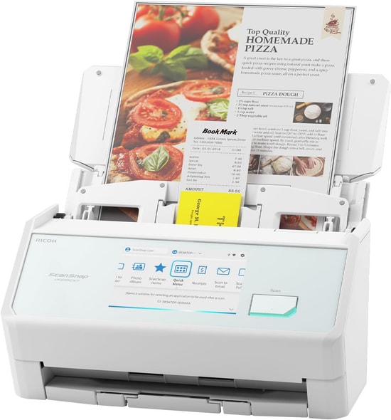 Ricoh ScanSnap iX2500 (PA03860-b105) A4 Tarayıcı - 45ppm, 90ipm, 600dpi, 100 Sayfa ADF, Wi-Fi, Dokunmatik Ekran