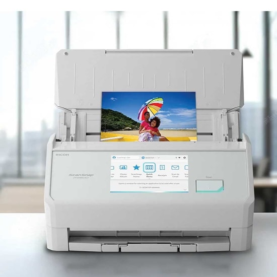 Ricoh ScanSnap iX2500 (PA03860-b105) A4 Tarayıcı - 45ppm, 90ipm, 600dpi, 100 Sayfa ADF, Wi-Fi, Dokunmatik Ekran