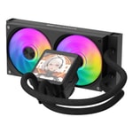 DarkFlash DV240S Max ARGB LCD 240mm Siyah Sıvı Soğutma - 1851 ve AM5 Uyumlu İşlemci Sıvı Soğutma Sistemi