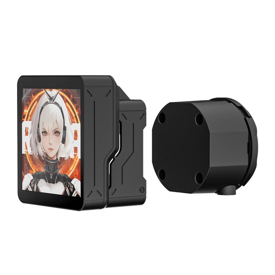 DarkFlash DV240S Max ARGB LCD 240mm Siyah Sıvı Soğutma - 1851 ve AM5 Uyumlu İşlemci Sıvı Soğutma Sistemi
