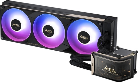 MSI MEG CORELIQUID E15 360 Sıvı İşlemci Soğutucusu - 360mm ARGB, 6.67" 2K AMOLED Ekran, AM4/AM5/LGA1700 Uyumlu
