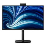 Philips 32B2U3601H/00 32" 2K 120Hz 4ms IPS Webcam Monitör - 2560x1440, Type-C, Hoparlör, DP, HDMI, 300 cd/m