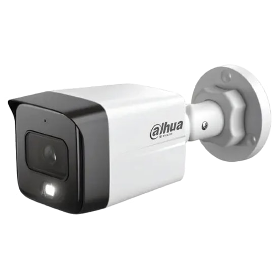 Dahua IPC-HFW1239TC1-SA-IL-0280 Dual Light 2MP Bullet IP Kamera - Sabit Lens, Dahili Mikrofon, PoE Destekli, DWDR