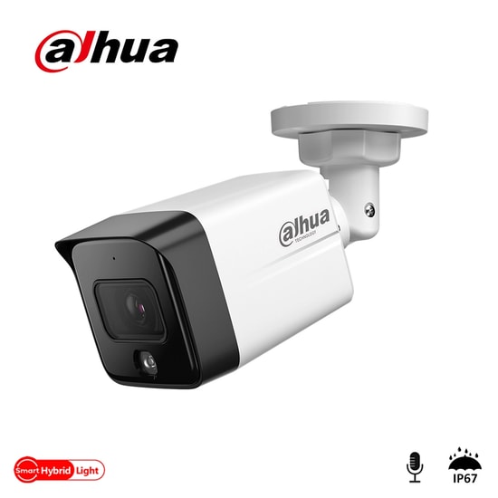 Dahua IPC-HFW1239TC1-SA-IL-0360 2MP Bullet IP Kamera - 3,6mm Sabit Lens, Dahili Mikrofon, PoE Destekli, DWDR