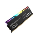 DarkFlash 8GB 3600MHz DDR4 PC RAM - RGB Aydınlatmalı, UDIMM, 288 Pin DIMM, Soğutuculu, SPD 1.2V, 24 Ay Garanti