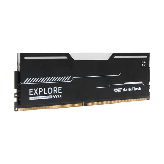 DarkFlash 8GB 3600MHz DDR4 PC RAM - RGB Aydınlatmalı, UDIMM, 288 Pin DIMM, Soğutuculu, SPD 1.2V, 24 Ay Garanti