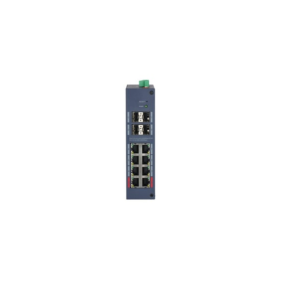 Dahua CHS4412-8GT-125 8 Port Gigabit PoE Endüstriyel Switch - 4x Gigabit SFP Uplink, 125W, Cloud Yönetilebilir