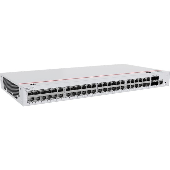 Huawei eKitEngine S220-48P4S 48 Port Gigabit Yönetilebilir Switch - Yönetilebilir, 4x1G SFP Uplink, 380W PoE, Rackmount