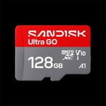 Sandisk Ultra Go 128GB UHS-I microSD Hafıza Kartı (SDSQUGN-128G-GN6MN) - 190MB/s Hız Değeri