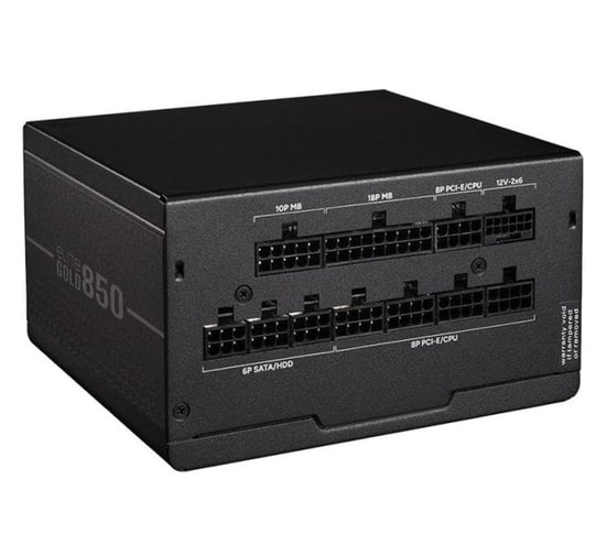 Cooler Master Elite Gold MPX-8505-AFAG-BEU 850W Full Modüler Güç Kaynağı - ATX 3.1, PCIe 5.0, 80+ Gold, 120mm Fan
