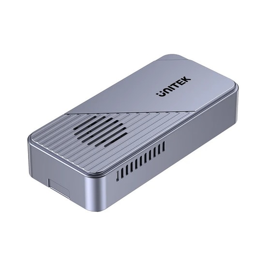 Unitek TURBOCOOL+ 80Gbps M.2 NVMe SSD Kutusu (S1253BGY01) - USB Type-C Bağlantı, 114 × 52.2 × 26.5 mm, 60 Ay Garanti