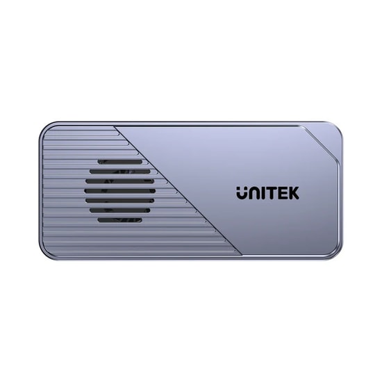 Unitek TURBOCOOL+ 80Gbps M.2 NVMe SSD Kutusu (S1253BGY01) - USB Type-C Bağlantı, 114 × 52.2 × 26.5 mm, 60 Ay Garanti
