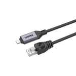 Unitek C18148AGY01-3M USB-C to Ethernet Kablo 3 Metre - CE Sertifikalı Ağ Adaptörü Kablosu