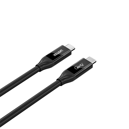 Unitek USB4 Type-C Kablo (C14100ABK01-2M) - 240W, USB Kablo Tipi, 2 Metre Kablo Uzunluğu, CE Sertifikalı Kablo