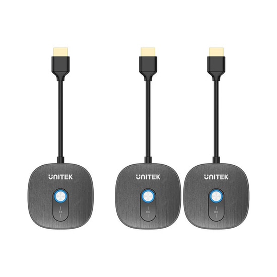 Unitek V1711ABK01 Çift Alıcılı Kablosuz HDMI Verici Adaptör Cihazı - Görüntü Kullanımı, Adaptör Tipi, CE Sertifikalı
