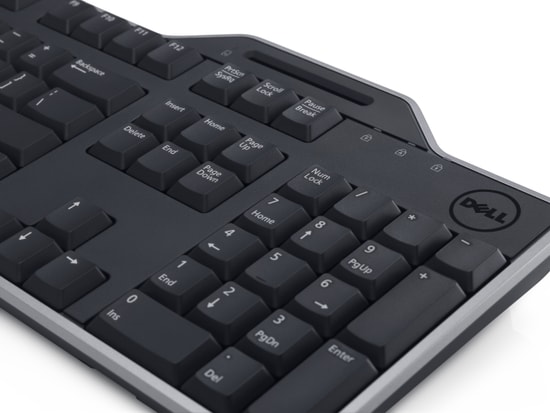 Dell KB-813 580-18366 Kablolu Q İngilizce USB Klavye - Siyah, Tam Boyut, SmartCard Reader, Sayısal Tuş Takımı