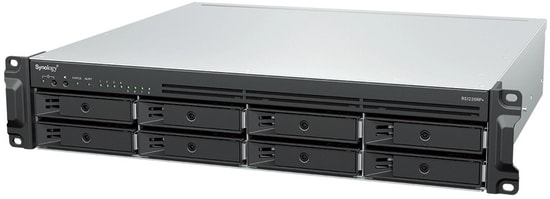 Synology RS1226RPPLUS 8 Disk Yuvalı Çift PSU Rack NAS - 2U, 4GB DDR4 ECC, 2×2.5GbE LAN, 2×M.2 NVMe, 8 SATA