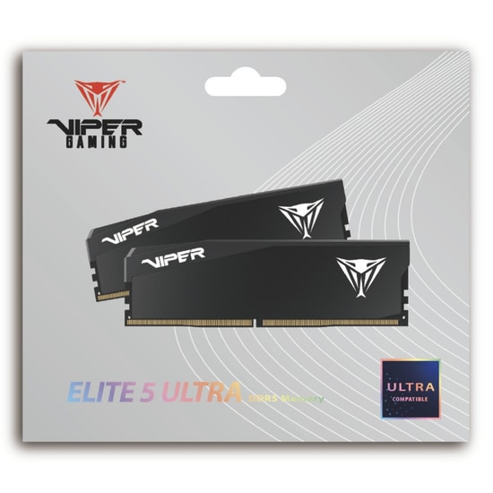 Patriot Viper Elite 5 Ultra 64GB 2x32GB DDR5 6000MHz RAM (VEU564G6036K) - CL36, Soğutuculu Gaming Bellek Kiti