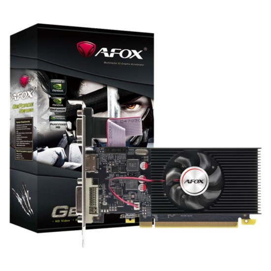 Afox GeForce GT 710 2GB GDDR3 64 Bit Ekran Kartı (AF710-2048D3L8-V3) - NVIDIA, HDMI, DVI, Tek Fanlı, 24 Ay