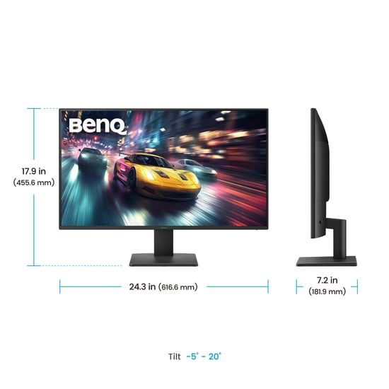 BenQ GW2791P 27" IPS 120Hz Full HD Monitör - 1920x1080, 1ms, HDMI, DisplayPort, Flicker-Free, Low Blue Light, VESA