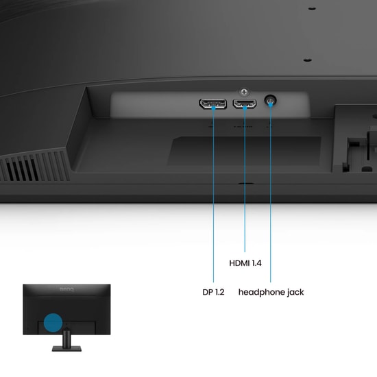 BenQ GW2791P 27" IPS 120Hz Full HD Monitör - 1920x1080, 1ms, HDMI, DisplayPort, Flicker-Free, Low Blue Light, VESA