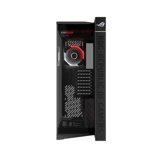 Asus ROG CRONOX GR801 CURVE TG ARGB BLACK Bilgisayar Kasası - 9,2" LCD, 1920x462 Piksel, 3x120mm Fan, 4x USB-A